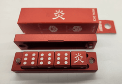 MST Metal Dice 4 Piece Set - Orange - Yu-Gi-Oh Products » MST Card